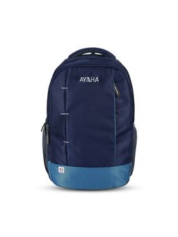 NFI Essentials - Navy Blue College Bag Travel Backpack for Men & Women