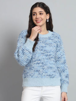 BROOWL - Blue Womens Sweater