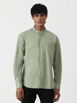 Greenfibre - Green 100% Cotton Casual Shirt