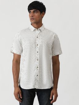 Greenfibre - White 100% Cotton Casual Shirt