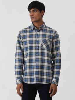 Greenfibre - Blue 100% Cotton Casual Shirt