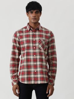 Greenfibre - Red 100% Cotton Casual Shirt