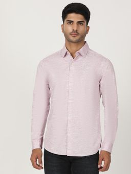 Greenfibre - Dusky Pink 100% Cotton Printed Casual Shirt
