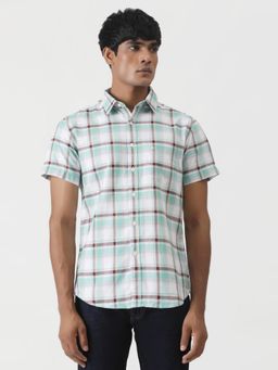 Greenfibre - Light Green 100% Cotton Casual Shirt
