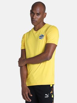 Puma - Intl Graphic Mens Yellow T-Shirt