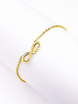 Nistra - 925 Sterling Silver Endless Beats Bracelet (Adjustable)