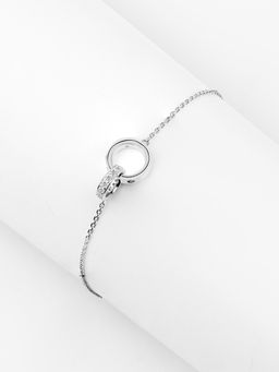 Nistra - 925 Sterling Silver Dolphin Dance Bracelet (Adjustable)