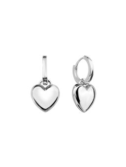 Nistra - 925 Sterling Silver Sugar Swing Love Drops Earrings