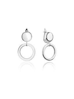Nistra - 925 Sterling Silver Uber Chic Dangler Drop Earrings