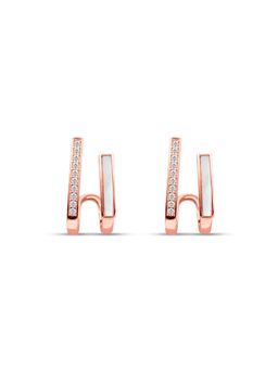 Nistra - 925 Sterling Silver Cuddly Statement Earrings