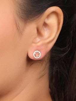 Nistra - 925 Sterling Silver Good Vibes Earrings
