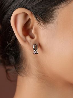 Nistra - 925 Sterling Silver Created Opal Spirited Unity Earrings