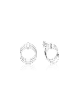 Nistra - 925 Sterling Silver Conversation Starter Drop Earrings