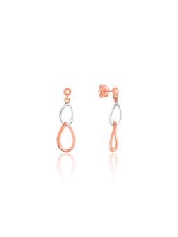 Nistra - 925 Sterling Silver Oomph Fusion Drop Earrings