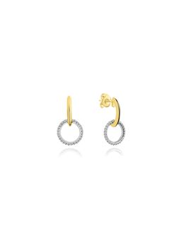 Nistra - 925 Sterling Silver Effortlessly Cool Drop Earrings