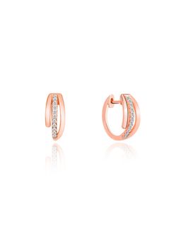 Nistra - 925 Sterling Silver Dazzling Dancefloor Earrings