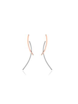 Nistra - 925 Sterling Silver Electrifying Charm Drop Earrings