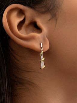 Nistra - 925 Sterling Silver Rare Treasure Drop Earrings