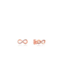 Nistra - 925 Sterling Silver Infinity Exploration Earrings