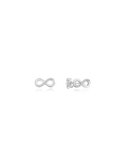 Nistra - 925 Sterling Silver Infinity Exploration Earrings