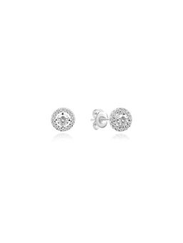 Nistra - 925 Sterling Silver Wishmaker Studs Earrings