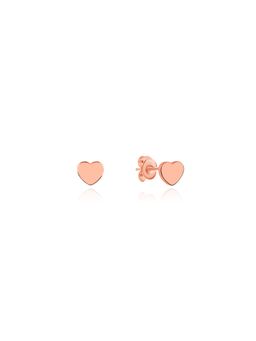 Nistra - 925 Sterling Silver Cutesy Heartshine Studs Earrings