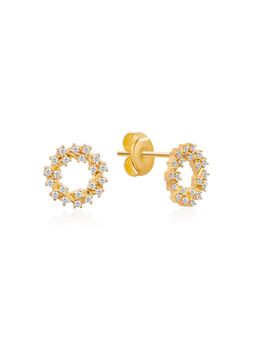 Nistra - 925 Sterling Silver Festive Glow Studs Earrings