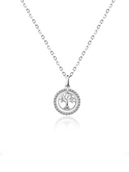 Nistra - 925 Sterling Silver Tree Of Life Necklace (Adjustable)
