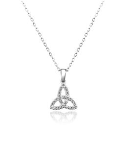 Nistra - 925 Sterling Silver Celtic Knot Necklace (Adjustable)