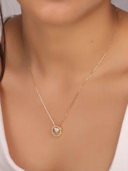 Nistra - 925 Sterling Silver Love Frame Necklace (Adjustable)