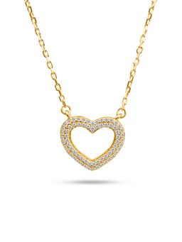 Nistra - 925 Sterling Silver Radiant Love Necklace (Adjustable)