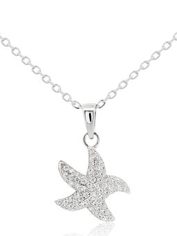Nistra - 925 Sterling Silver Star Fish Necklace (Adjustable)