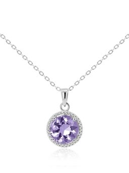 Nistra - 925 Sterling Silver Radiant Spirit - June Birthstone Necklace (Adjustable)