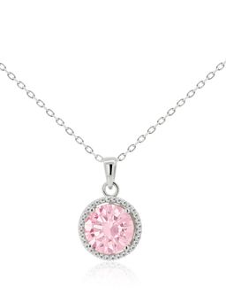 Nistra - 925 Sterling Silver Enchanting Aura - October Birthstone Necklace (Adjustable)