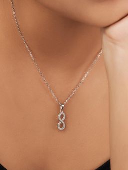 Nistra - 925 Sterling Silver Boundless Connection Necklace (Adjustable)