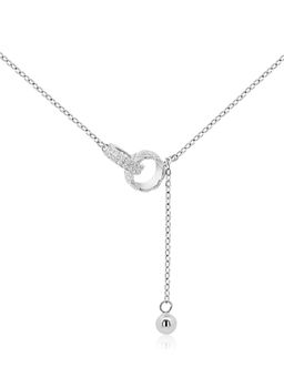 Nistra - 925 Sterling Silver Circle of Style Necklace (Adjustable)