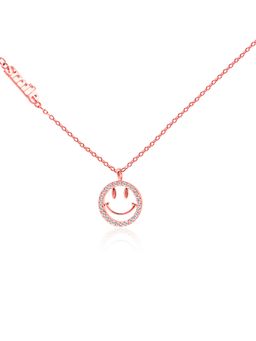 Nistra - 925 Sterling Silver Smile Shine Necklace (Adjustable)