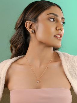 Nistra - 925 Sterling Silver Starry Saturn Necklace (Adjustable)