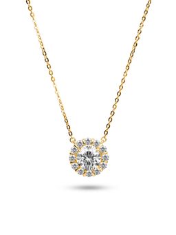 Nistra - 925 Sterling Silver Aura Bloom Necklace (Adjustable)