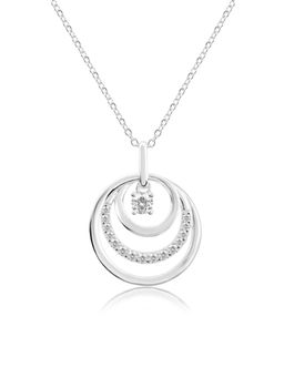 Nistra - 925 Sterling Silver Charm Symphony Necklace (Adjustable)
