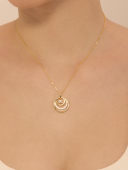 Nistra - 925 Sterling Silver Charm Symphony Necklace (Adjustable)