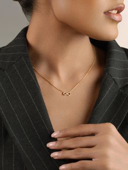 Nistra - 925 Sterling Silver Infinite Exploration Necklace (Adjustable)