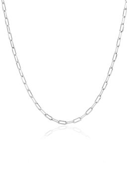 Nistra - 925 Sterling Silver Suave Minimalist Link Chain (Adjustable)