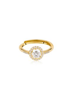 Nistra - 925 Sterling Silver The Wishmaker Solitaire Ring (Adjustable)