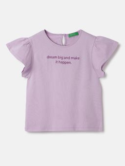 United Colors of Benetton - Regular Fit Round Neck Solid Top