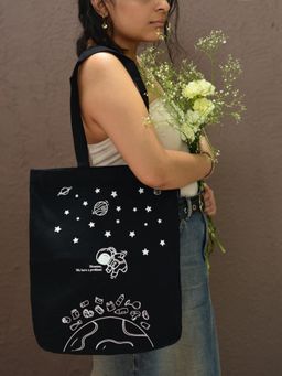 EcoRight - Black Houston Canvas Tote Bag with Zip