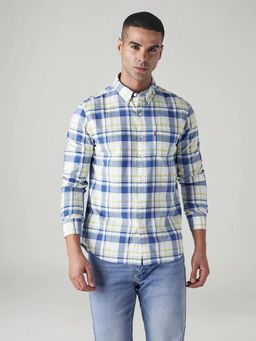 Levi's - Mens White Checks Shirt
