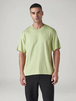 Levi's - Mens Green Solid T-Shirt