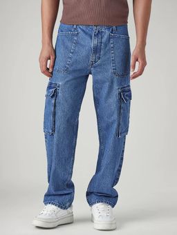 Levi's - Mens Blue Solid Jeans