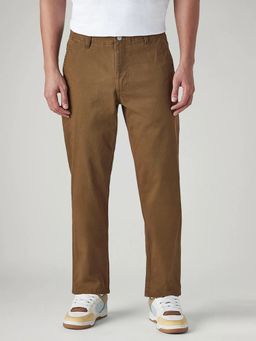 Levi's - Mens Brown Solid Trouser
